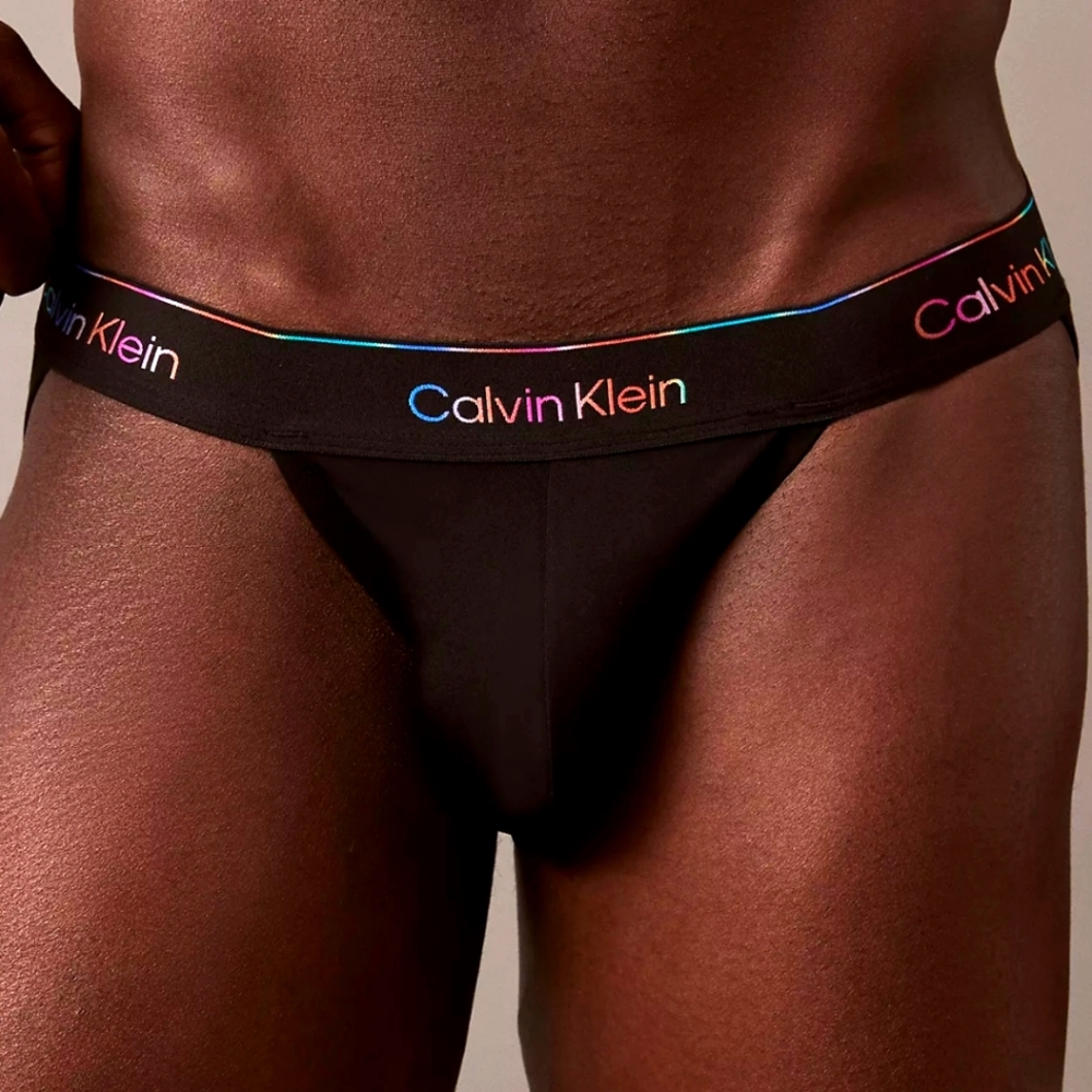 Calvin Klein Men's Microfiber Stretch Pride Jockstrap Size Large NEW